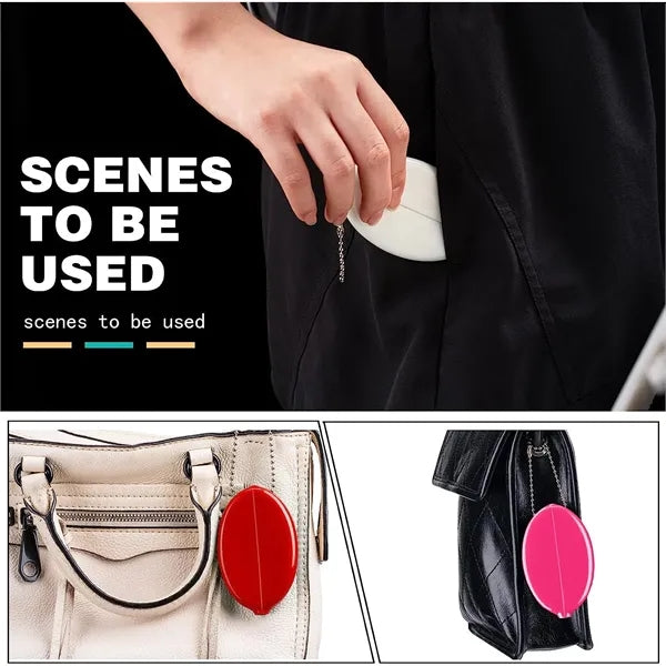 PVC Coin Jelly Purse Keychain Holder