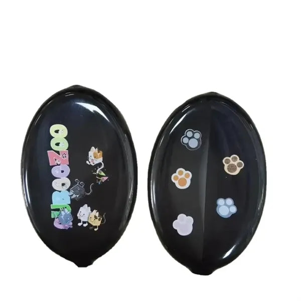 PVC Coin Jelly Purse Keychain Holder