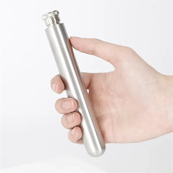 Cigar Tube Shaped Mini Hip Flask