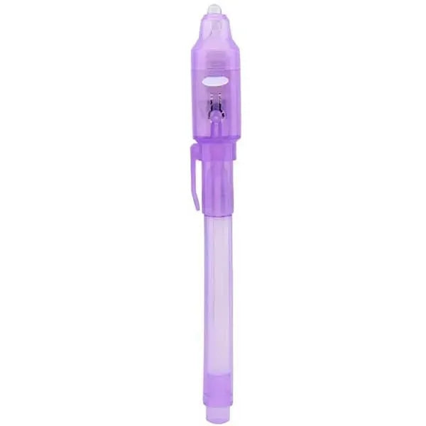 Invisible Disappearing Ink Pen With UV Light Party Toy