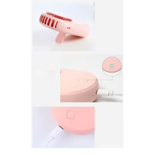 Rechargeable Mini Handheld Eyelash Lash Fan Dryer