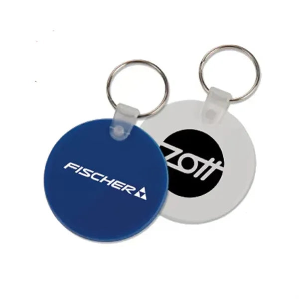 Round PVC Keychain