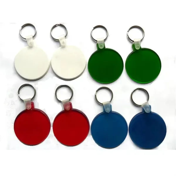 Round PVC Keychain