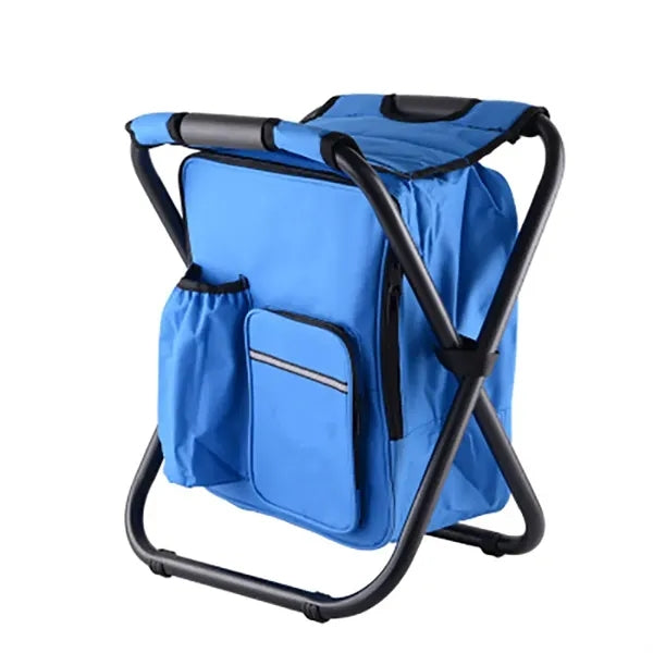 Portable Folding Camping Chair Backpack Cooler Bag
