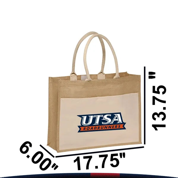 Trisp Jute Tote Bag