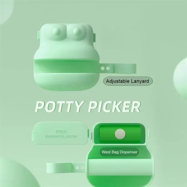 Pet Poop Picker For Walks Pooper Scooper With Bag Attachment