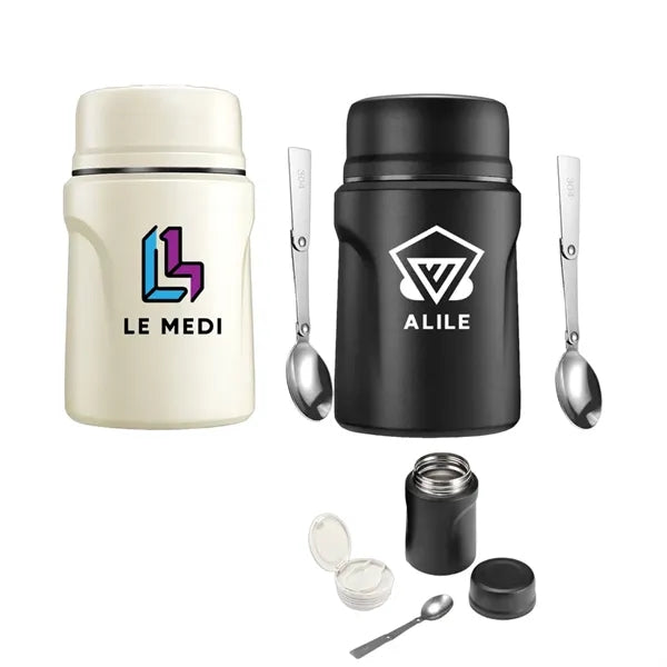 17oz. Insulated Food Jar with Folding Spoon