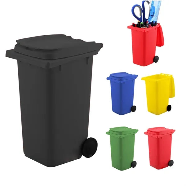 Trash Bin Pen Holder