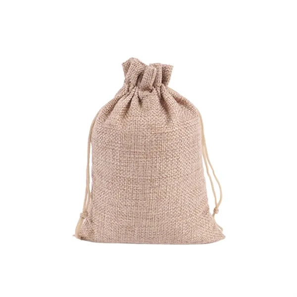 Linen Drawstring Jewelry Gift Bag