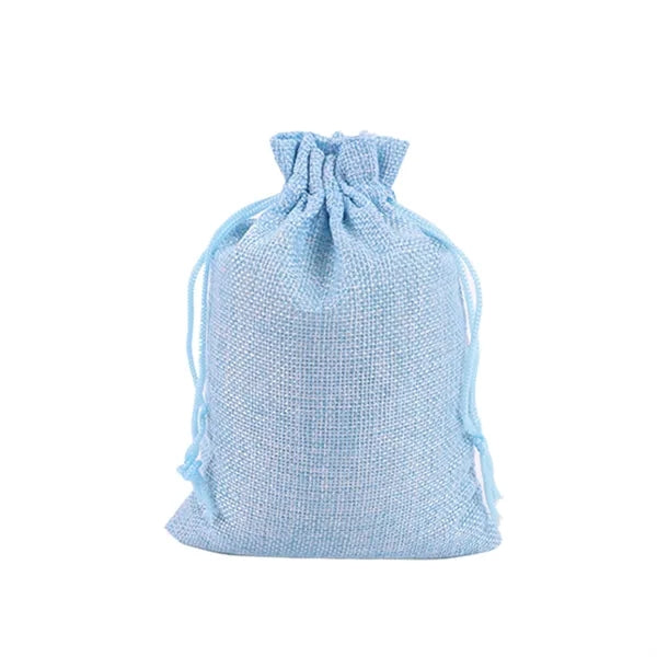 Linen Drawstring Jewelry Gift Bag