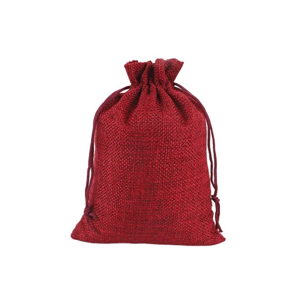 Linen Drawstring Jewelry Gift Bag