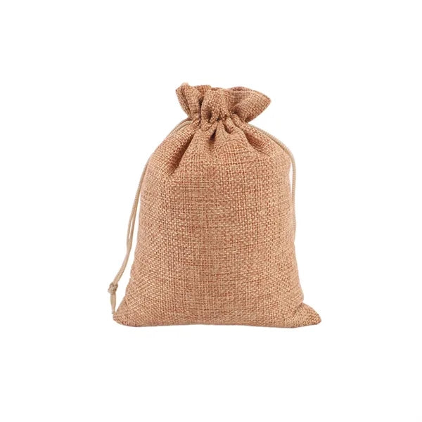 Linen Drawstring Jewelry Gift Bag