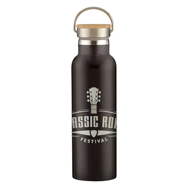 21 Oz. Full Laser Tipton Stainless Steel Bottle With Bamb...