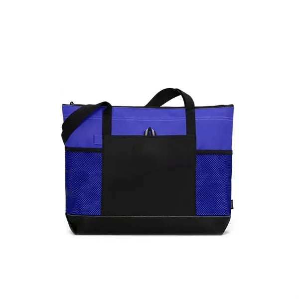 Polyester Zipper Tote Bag