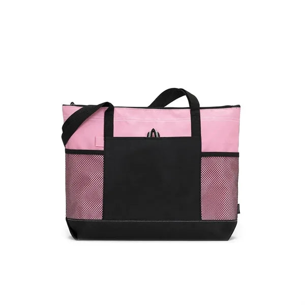 Polyester Zipper Tote Bag