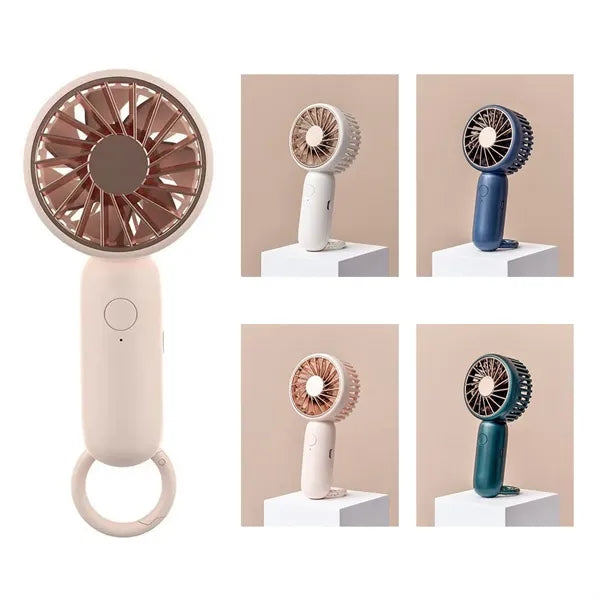 Mini 3 Speed Adjustable Usb Rechargeable Handheld Fan