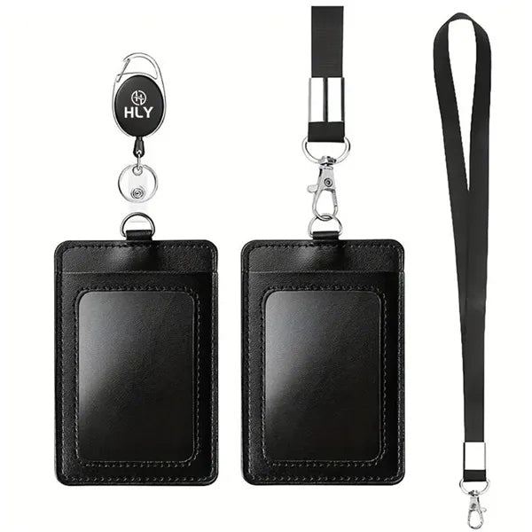 Badge Holder Adjustable Retractable Lanyard