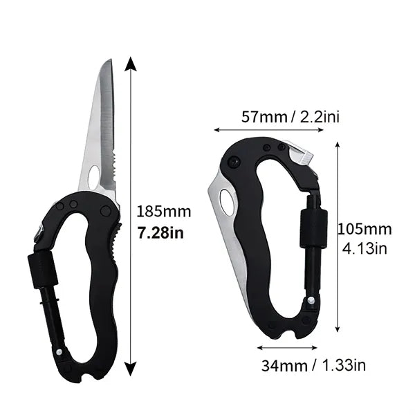 Outdoors Multitool Edc Carabiner