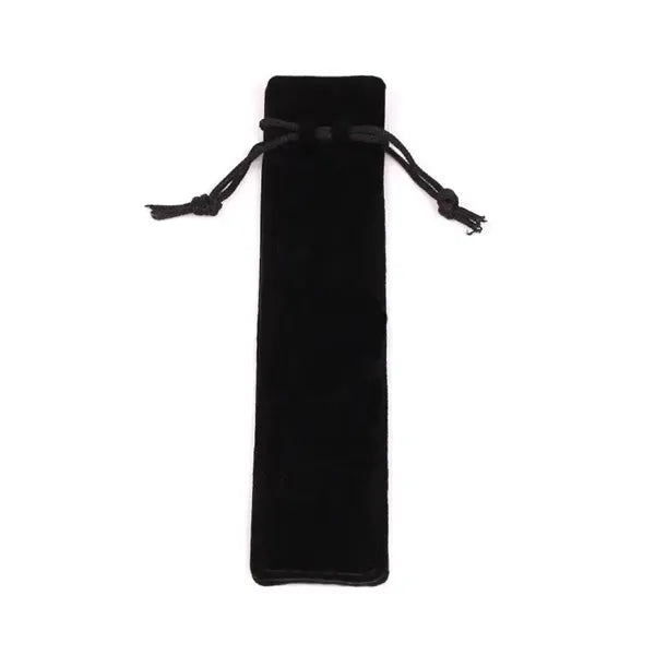 Velvet Pen Pouch With Rope Pencil Bag Sleeve Holder