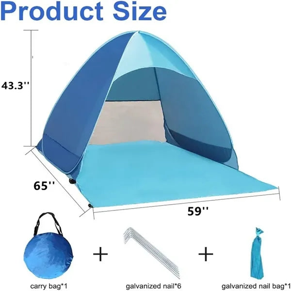 Automatic Pop Up Portable Beach Tent