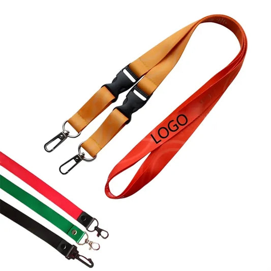 Polyester Lanyard W/ Buckle Release & Safety Break