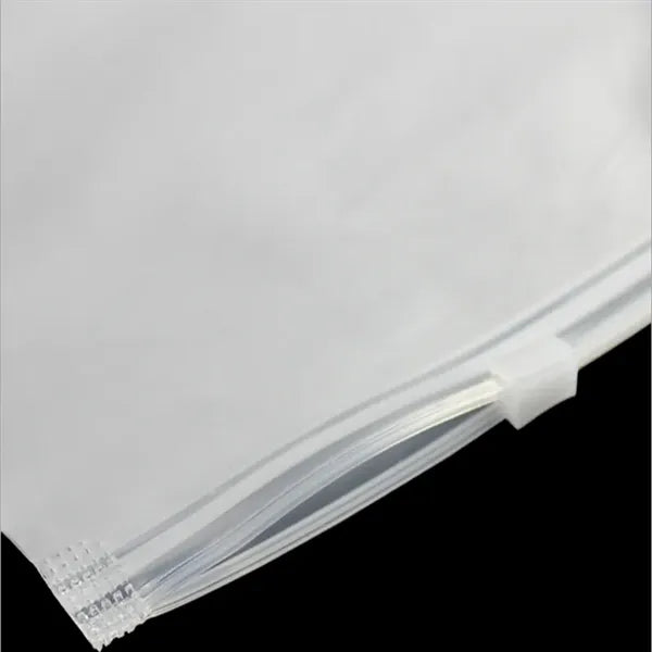 7.9" x 9.8" Matte Frosted Storage Zip-Lock Seal Bag
