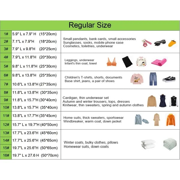 7.9" x 9.8" Matte Frosted Storage Zip-Lock Seal Bag