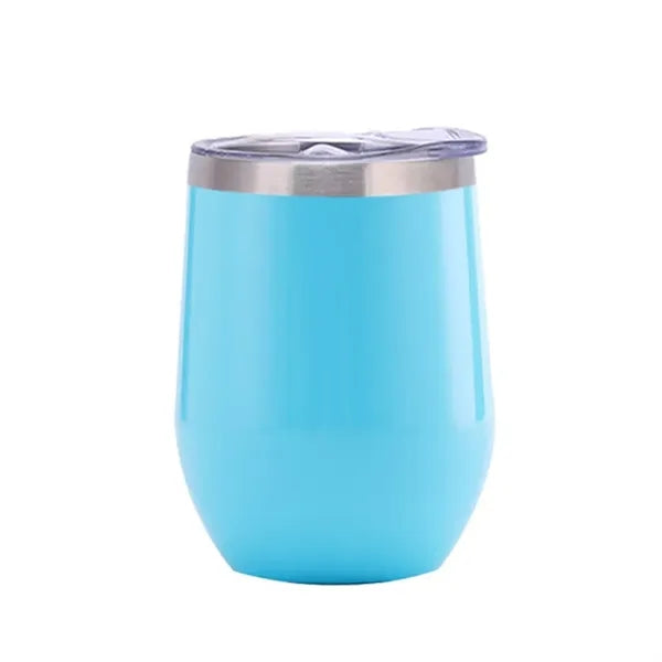 12oz Lids and Straws EggShell Tumblers