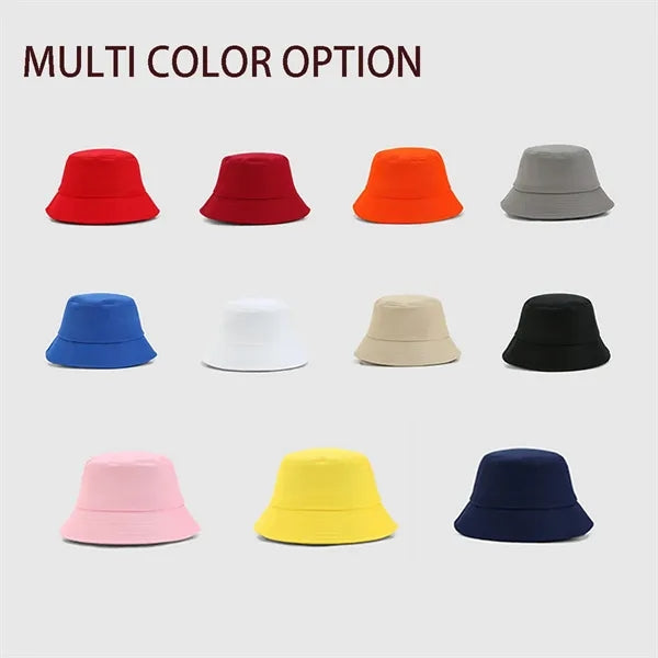 Portable Cotton Bucket Hat Fishing Cap