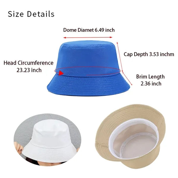 Portable Cotton Bucket Hat Fishing Cap