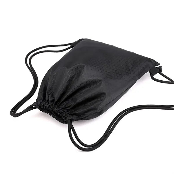 Waterproof polyester drawstring sports shoulder bag