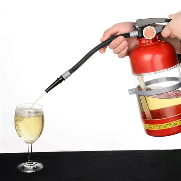 2L Plastic Fire Extinguisher Shape Beer Dispenser