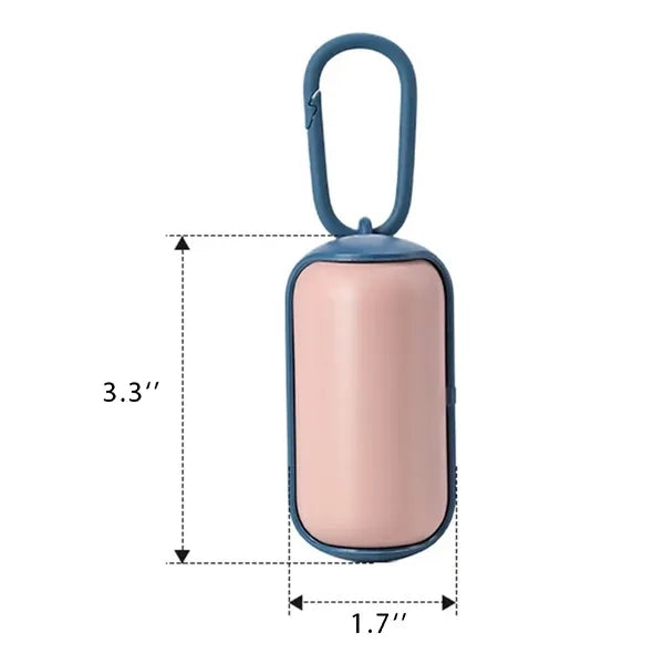 Portable Biodegradable Pill Pet Waste Garbage Bag Dispenser