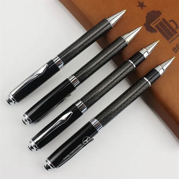 Executive High Carbon Fiber Brass Stylus Sign Pen