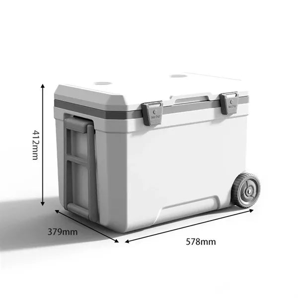 Insulated Portable Cooler with Wheels