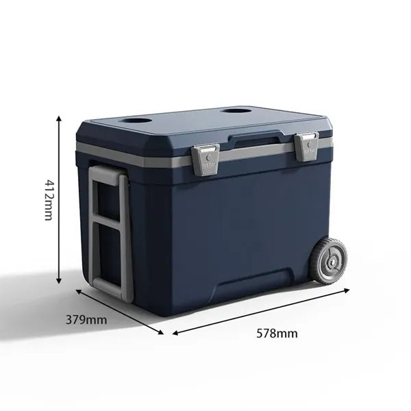 Insulated Portable Cooler with Wheels