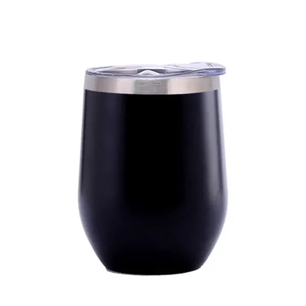 12 oz Stainless Steel EggShell Cup with Lid