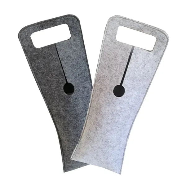 Red Wine Bag Felt Gift With Handle