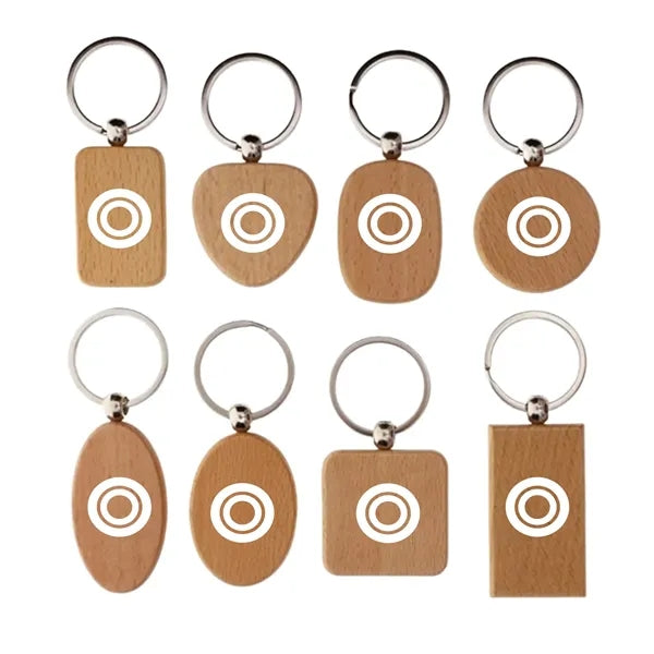 Wood Key Ring