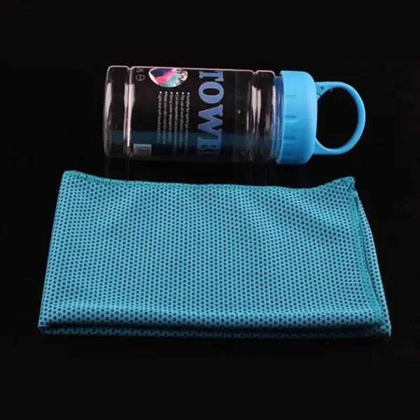 Travel Gym Cooling towel with Bottle