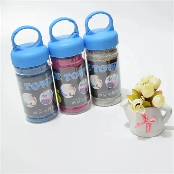Travel Gym Cooling towel with Bottle