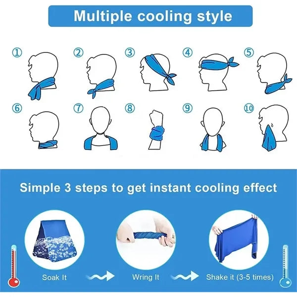 Travel Gym Cooling towel with Bottle