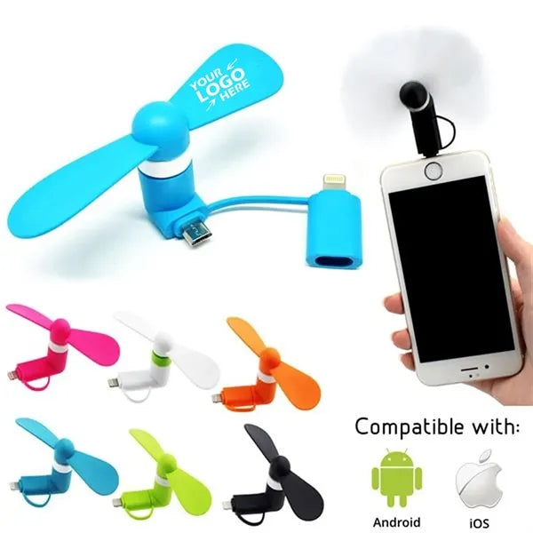 Personal Mini USB Fan for Cellphones