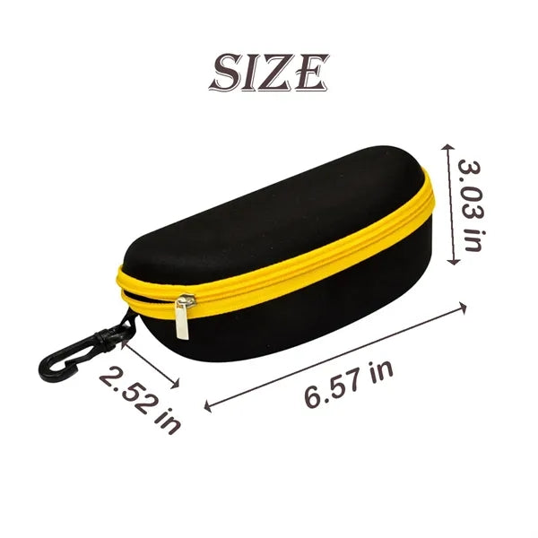 Portable Travel Zipper Eyeglasses Case