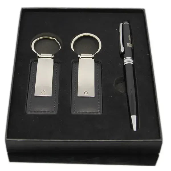 Executive Pen And Leatherette Key Tag Box Set
