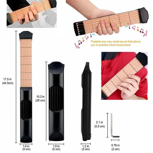 Portable 6 Fret Pocket Guitar Tool