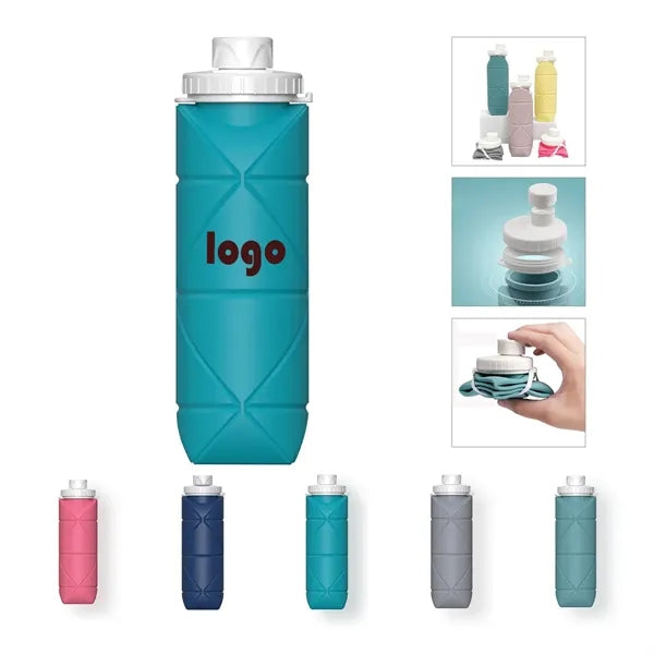600 ML Collapsible Silicone Water Bottle