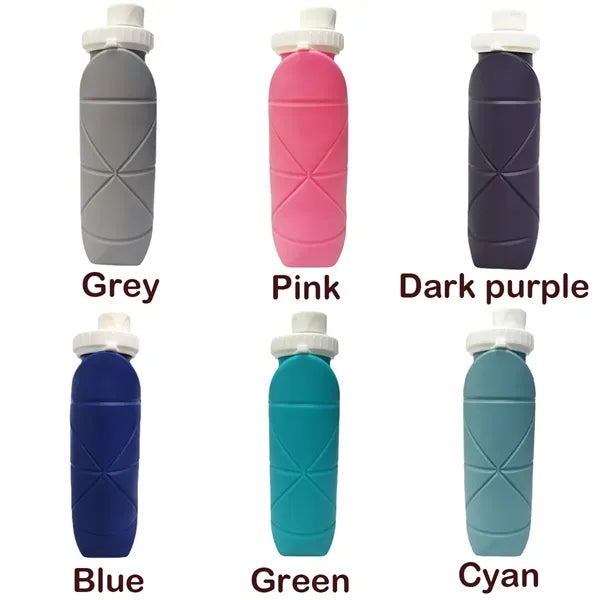 600 ML Collapsible Silicone Water Bottle