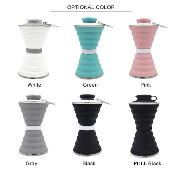 Outdoor Silicone Folding Water Bottle