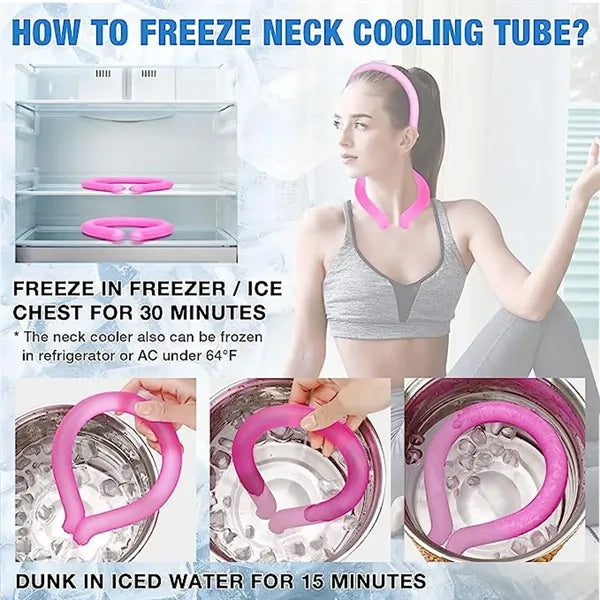 Wearable Cooling Neck Wraps for Summer Heat